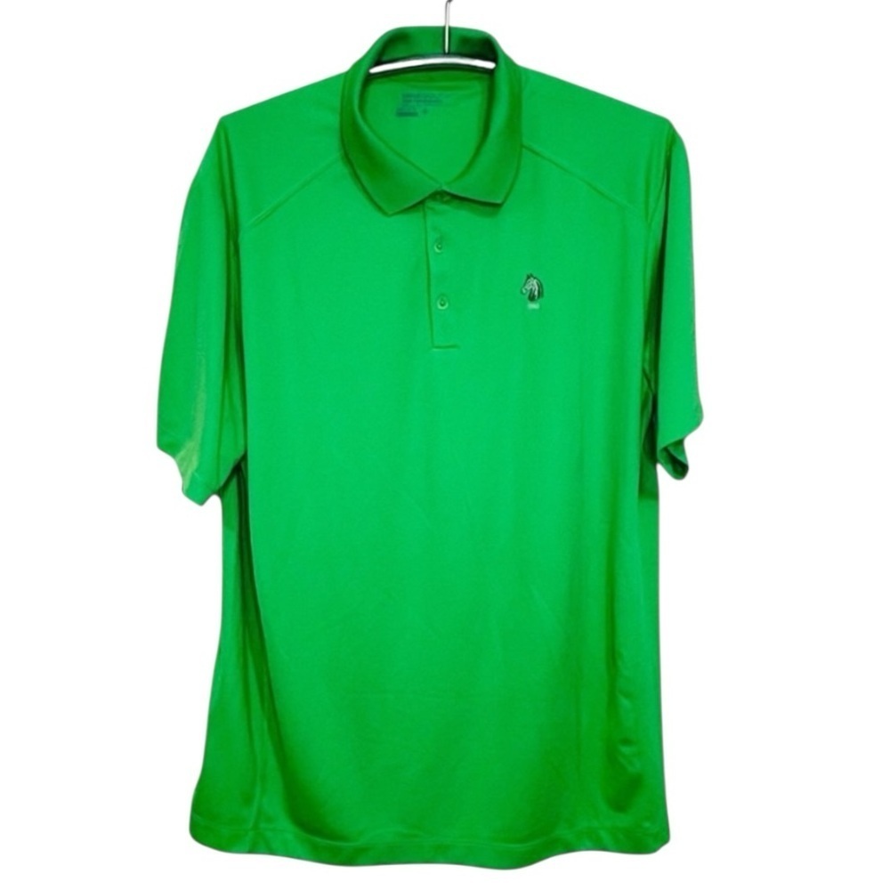 Nike Golf Polo Lime Green Shirt with embroidered Horse Head
